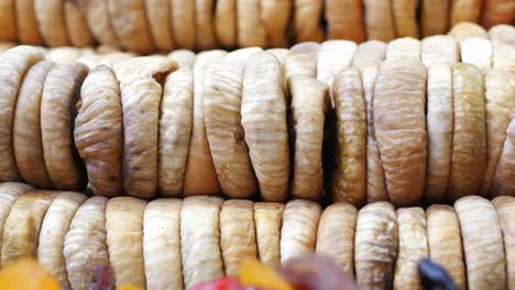 dried figs displayed at market