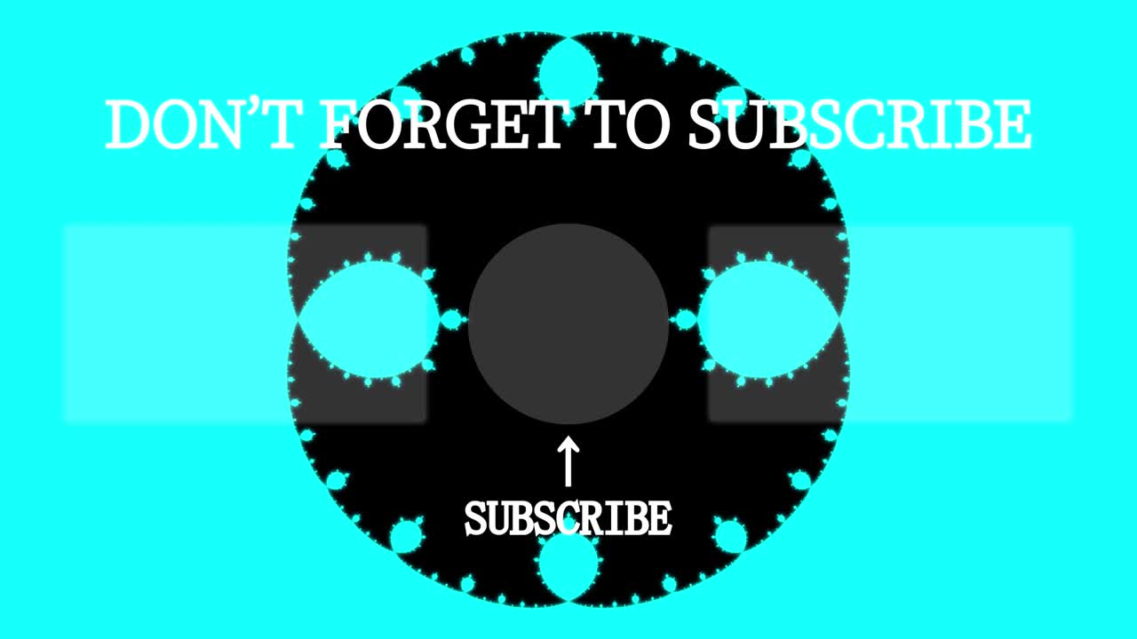 psicodélico llamativo final de la tarjeta final de la pantalla gráficos de movimiento