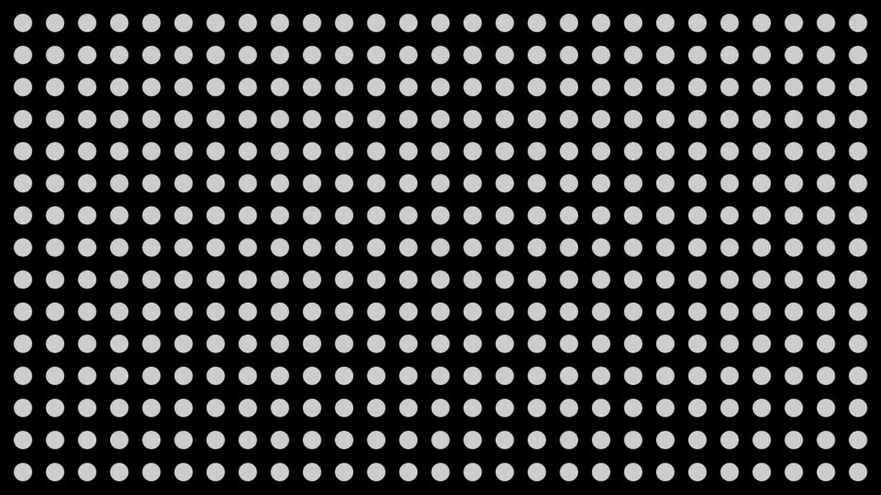 White Dots Pattern Background on Black