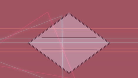 Animation-of-moving-shapes-on-red-background