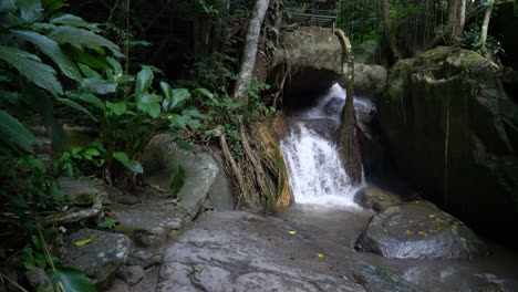 beautiful mae kampong waterfall in chiang mai, thailand