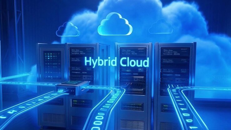 Hybrid Cloud Computing Infrastructure with Data Flow Visualization