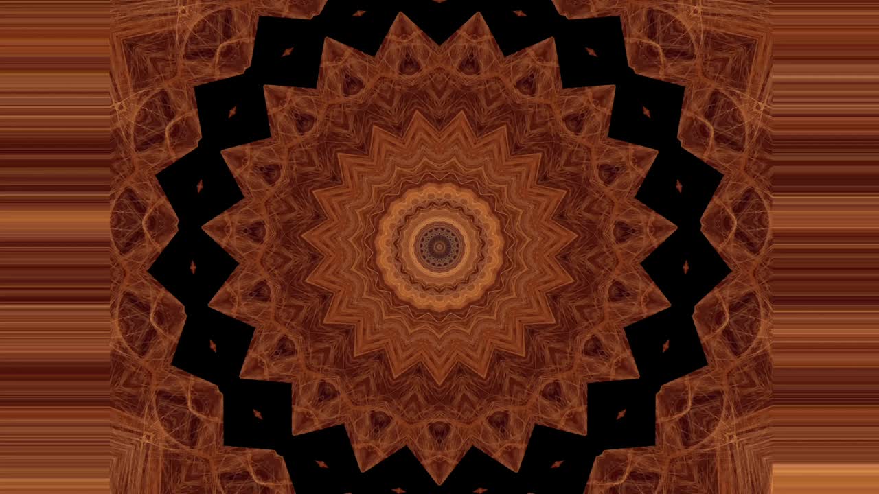 4K abstract background. Dynamic moving fantasy loop. Kaleidoscope.