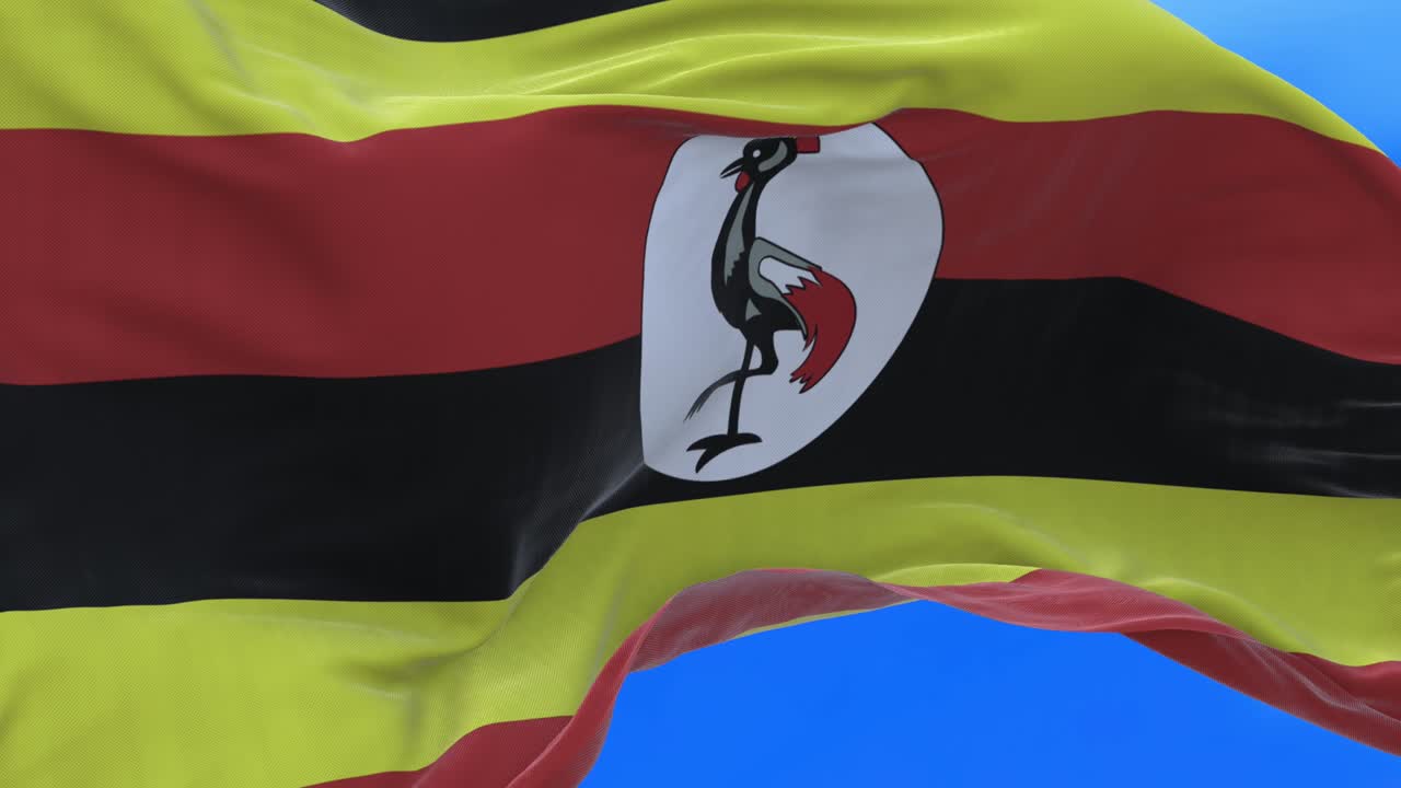 우간다 발의 끊임없는 루프.