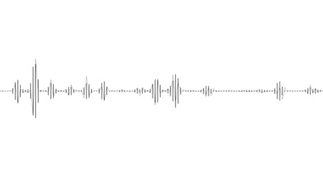 Ein-Einfacher-Schwarz-Weiß-Audio-Visualisierungseffekt