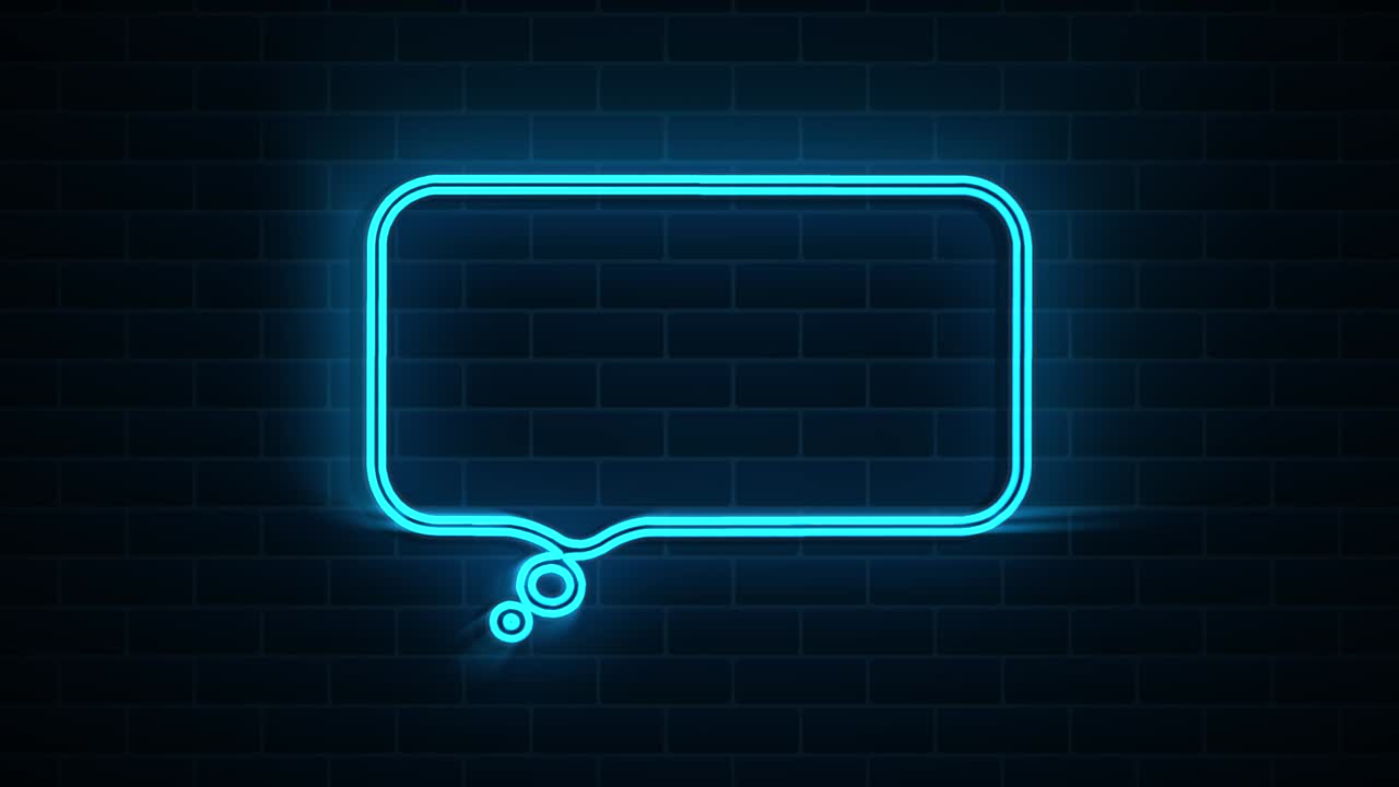 Animated white outlined speech bubble, chat balloon icon. Pictogram, comic book, anime. Useful for web site, banner, greeting cards, apps and social media posts. Chroma key, black screen background.