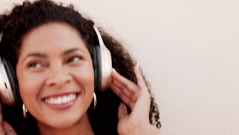 music headphones, streaming radio