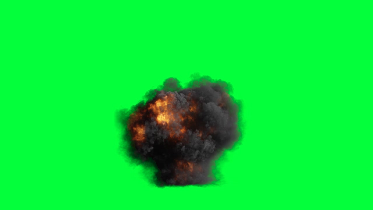 Explosion Green Screen