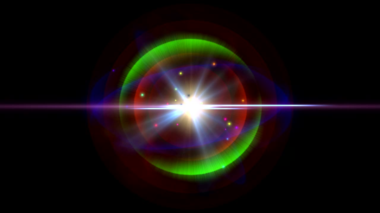 추상적인 원자 4k