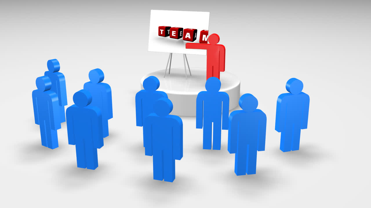 비즈니스 개념에서 팀워크