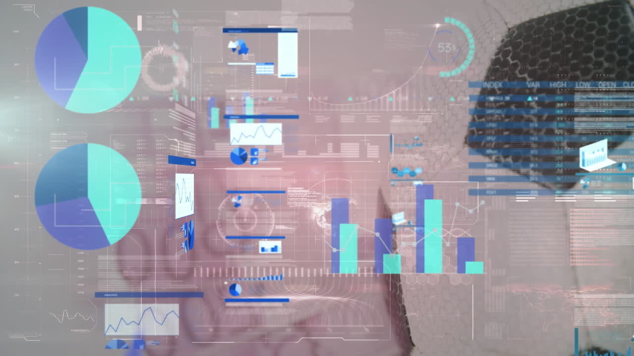animación de iconos y procesamiento de datos sobre el fútbol