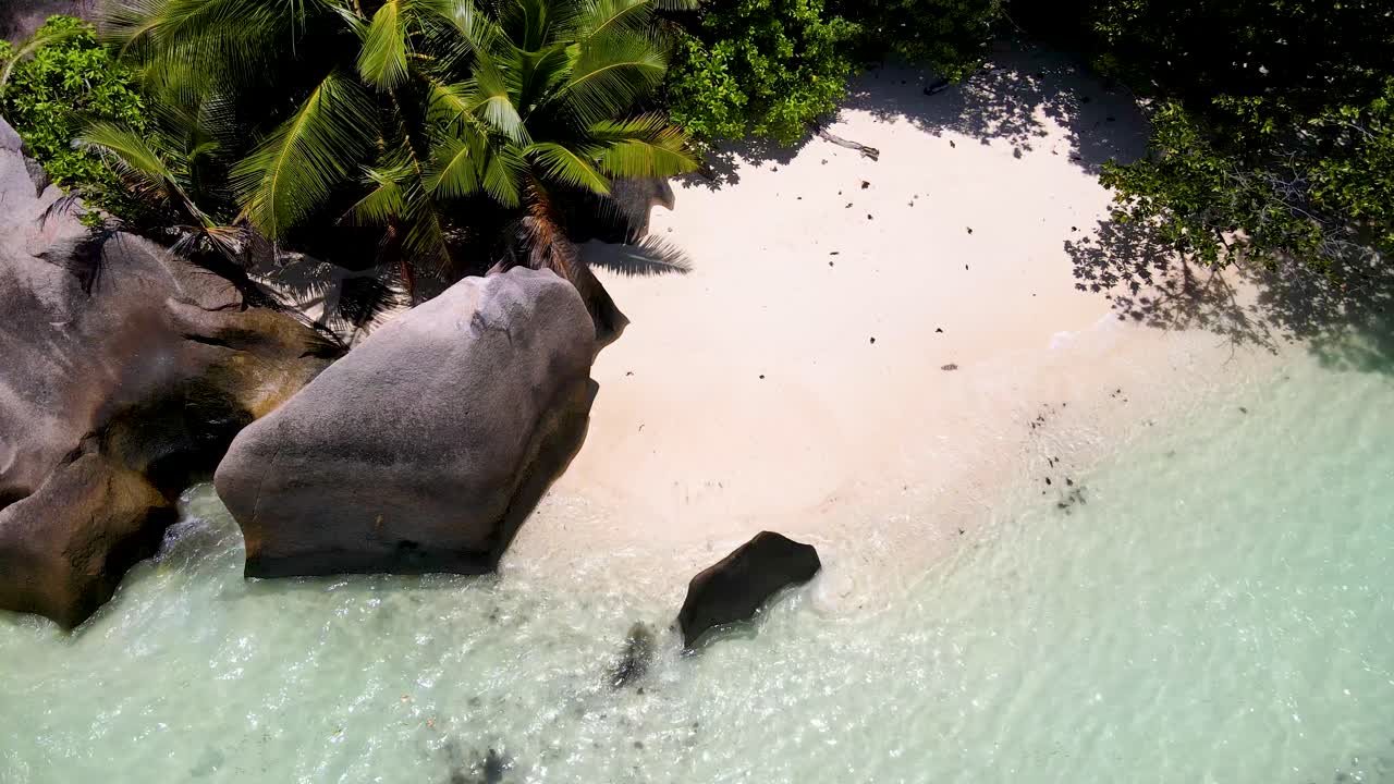 Seychelles La Digue Rocks Aerial Drone38.mp4