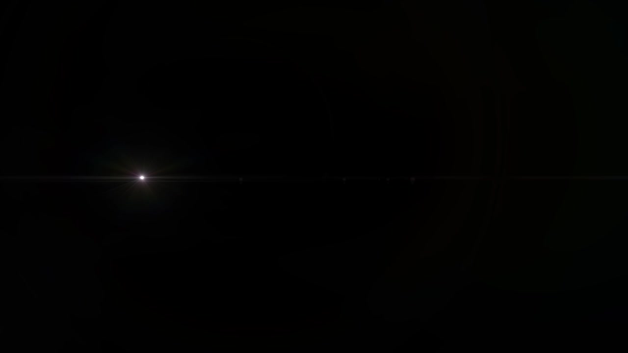 destellos de colores brillantes sobre un fondo negro