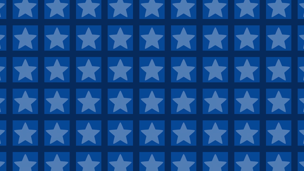 Blue Star Pattern