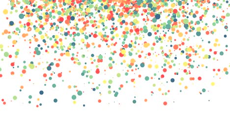 texto de trabajo en equipo con fondo de partículas de colores