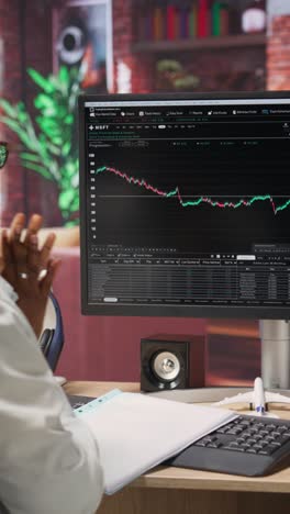 vertical video angry investor raging after losing money in cryptocurrency investment scam