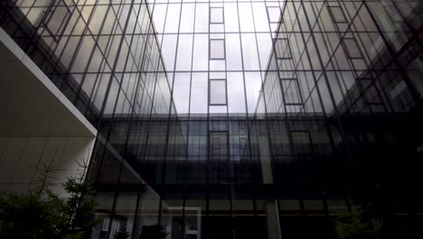 glazed business park building. economy growth