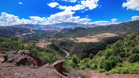 atlas montagnes maghreb en afrique du nord timelapse