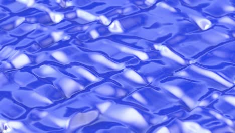 bucle de onda de superficie metálica azul recubierto de brillo