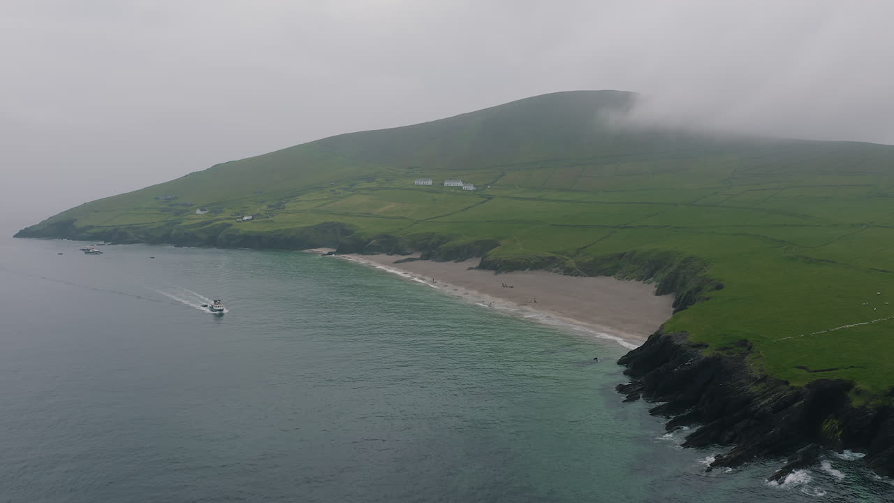 аэрофотосъемка острова большой баскет