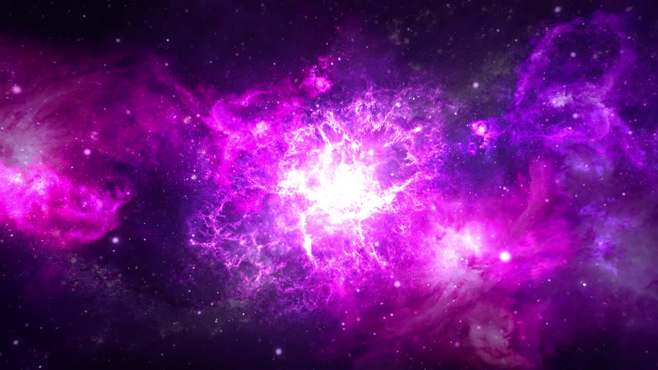 iper muoversi in un'altra galassia. velocità della luce, raggi luminosi al neon in animazione a ciclo di movimento.