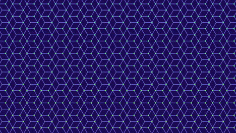 Nahtloses-Neonfarbenes-Geometrisches-Würfelmuster-In-Reihen