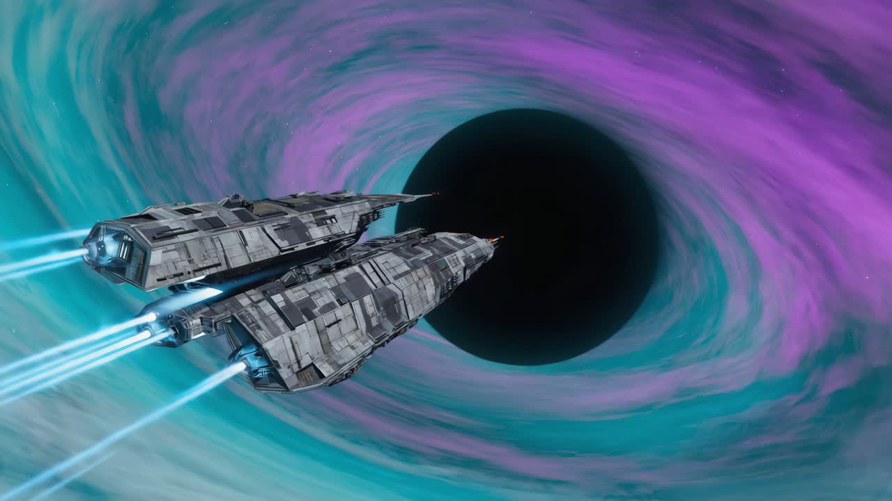 Spaceships approaching a black hole