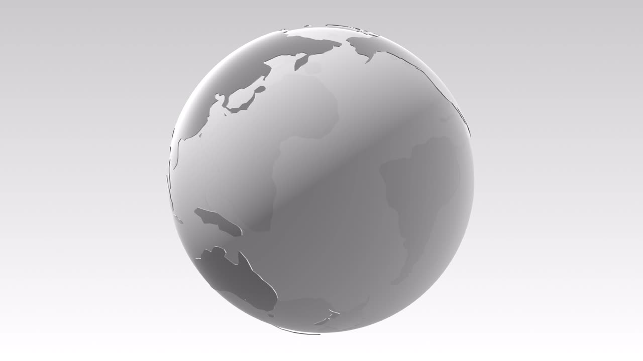 tierra 3d limpio bucle moderno