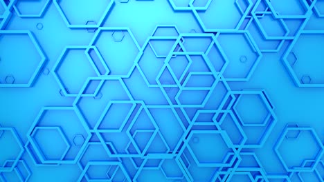 animated hexagons background