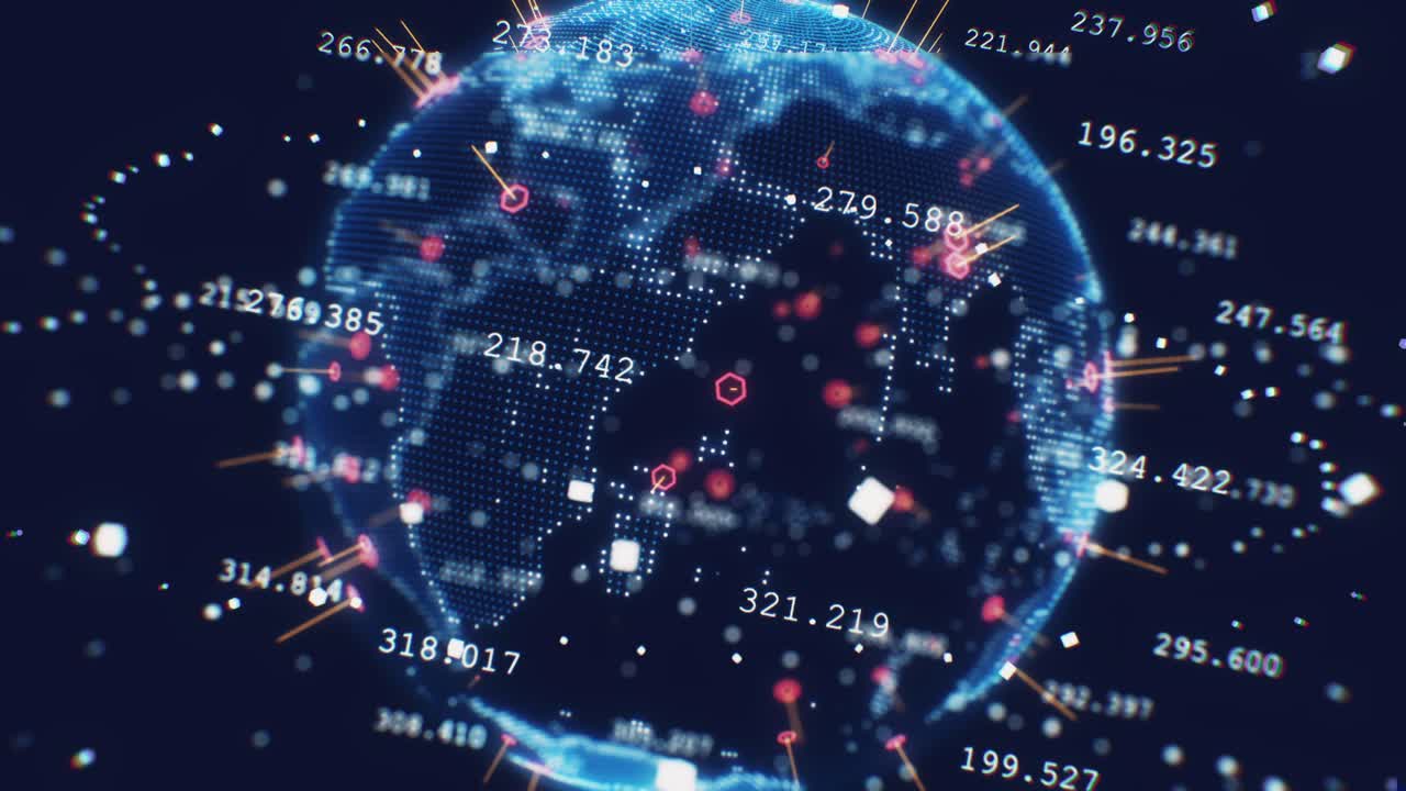 Digital Globe Data Visualization