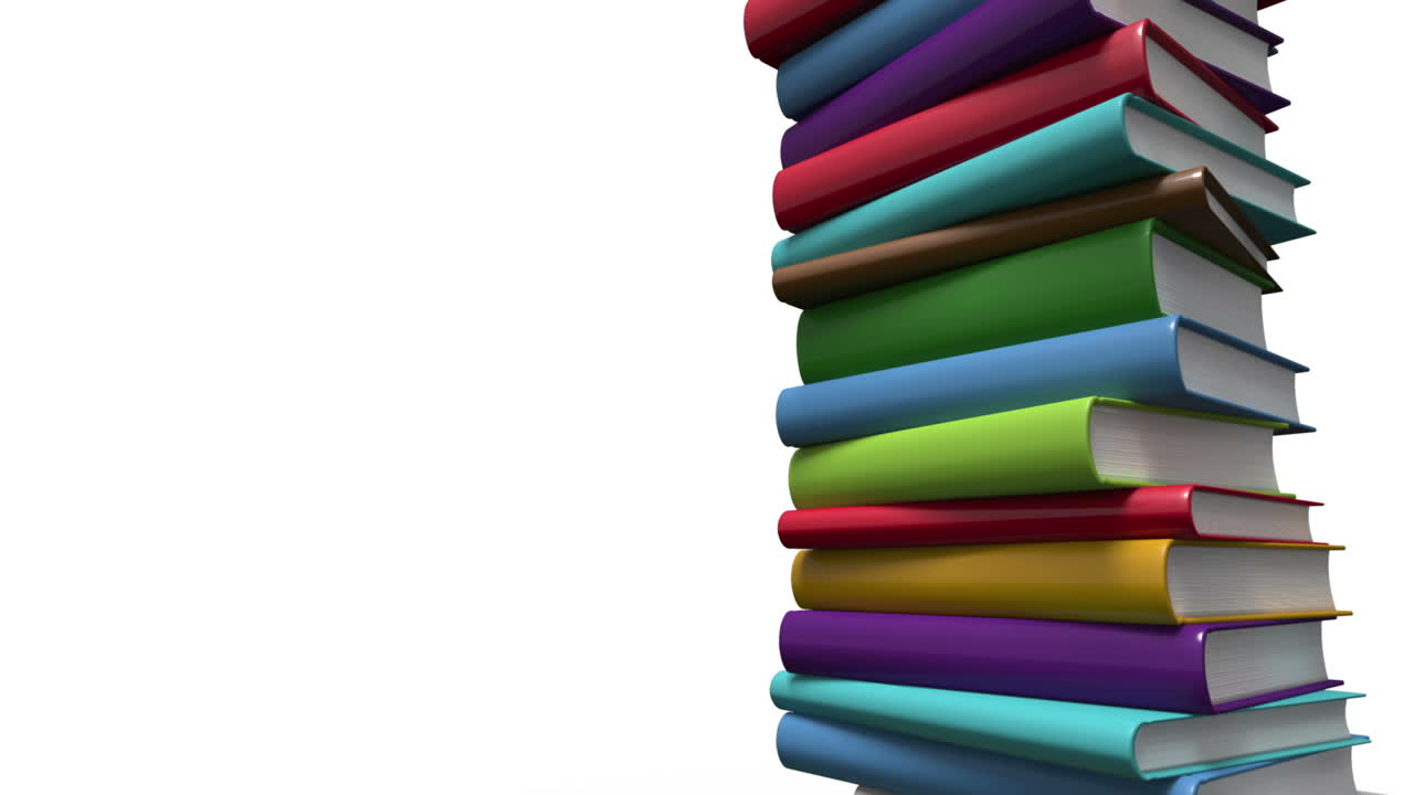 una gran pila de libros