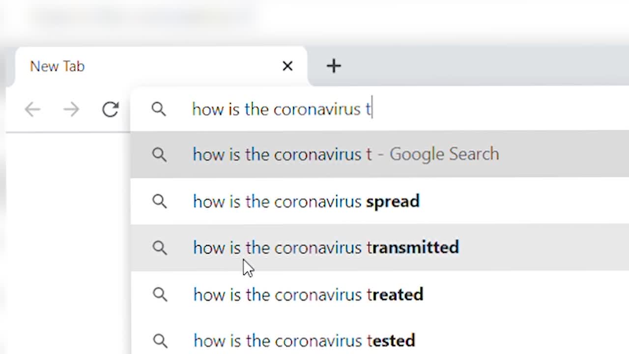 Searching the internet for how is the Coronavirus transmitted