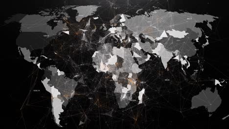 global network map visualization