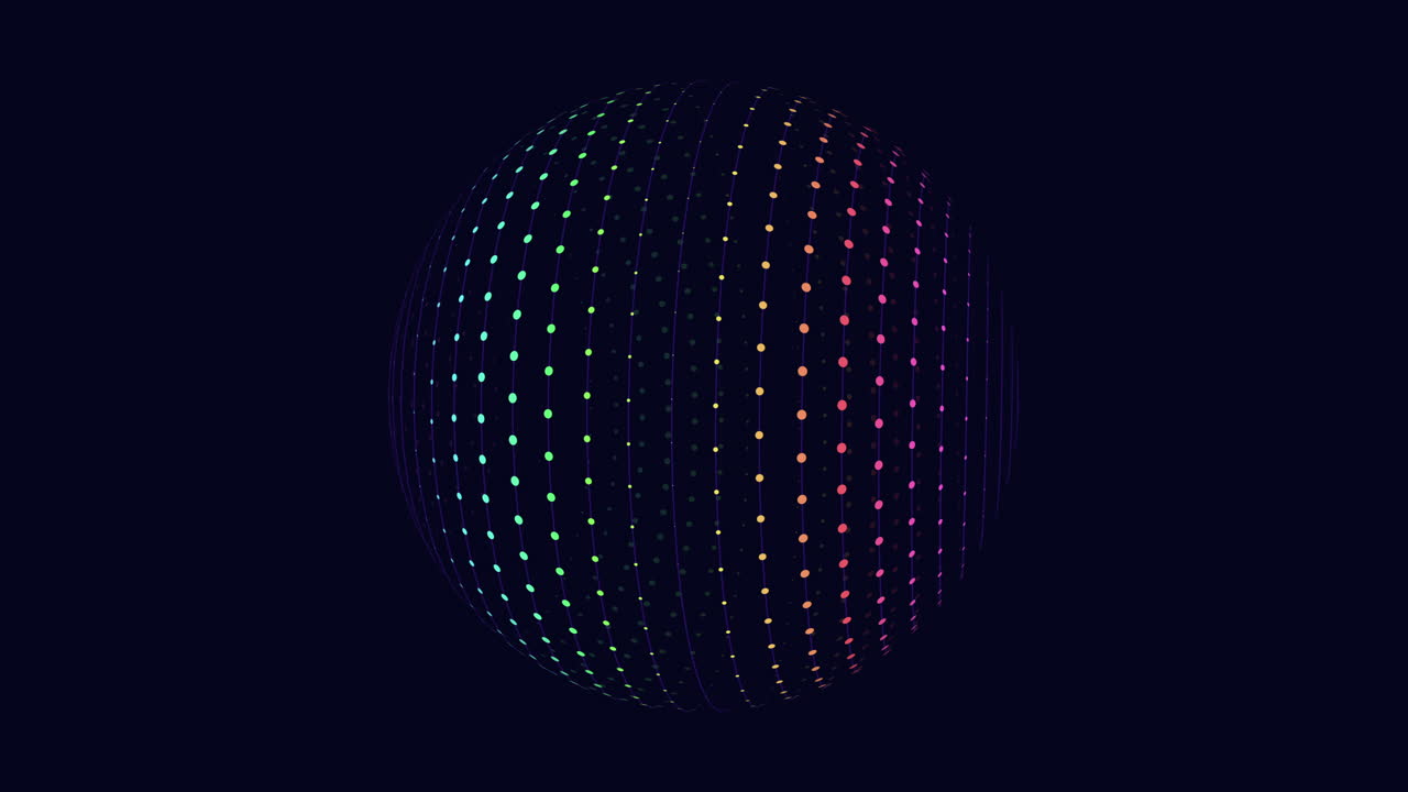 Abstract circular line pattern versatile design element