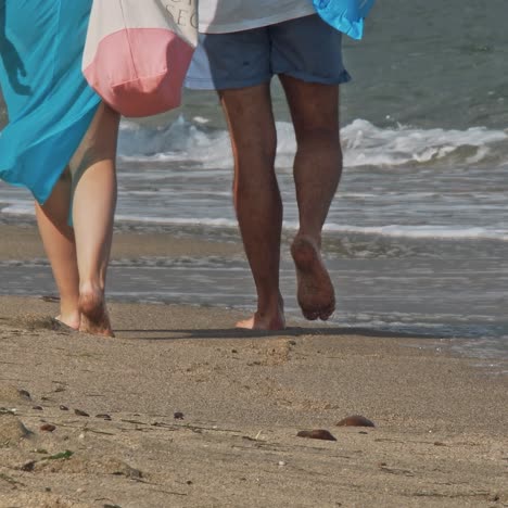 people relaxing at the seaside