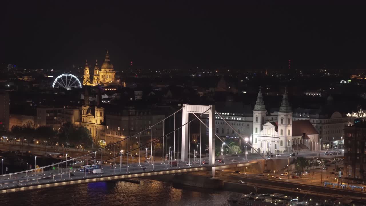 St. Stephen's Basilica, Budapest at night