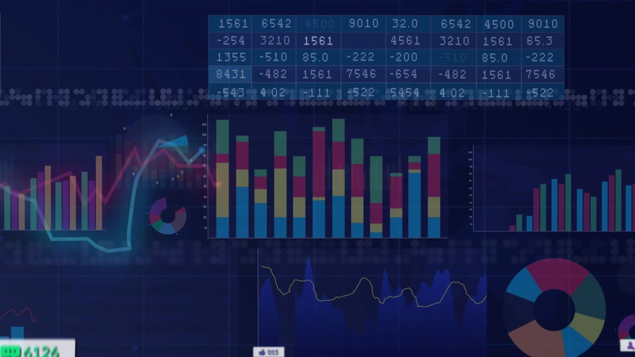 Cursor moving across analytics dash, badges popping, charts shifting, metrics updating for insight