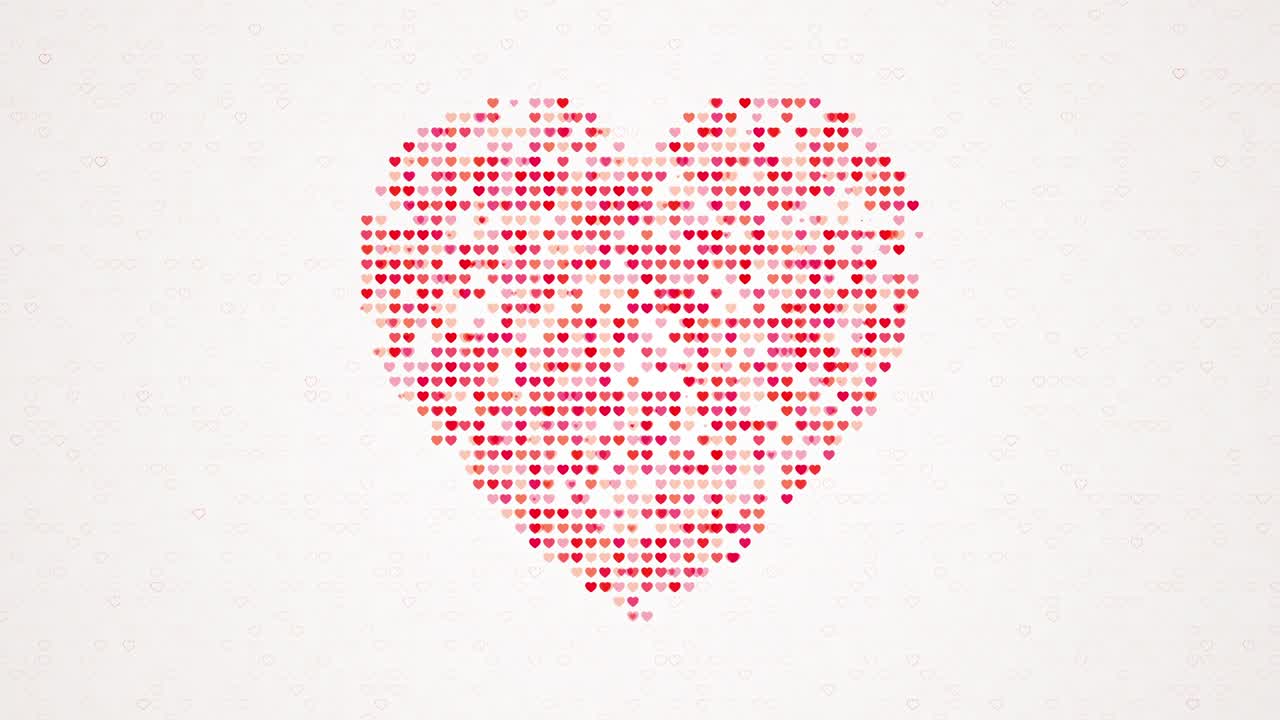 발렌타인 데이 인사 비디오 카드