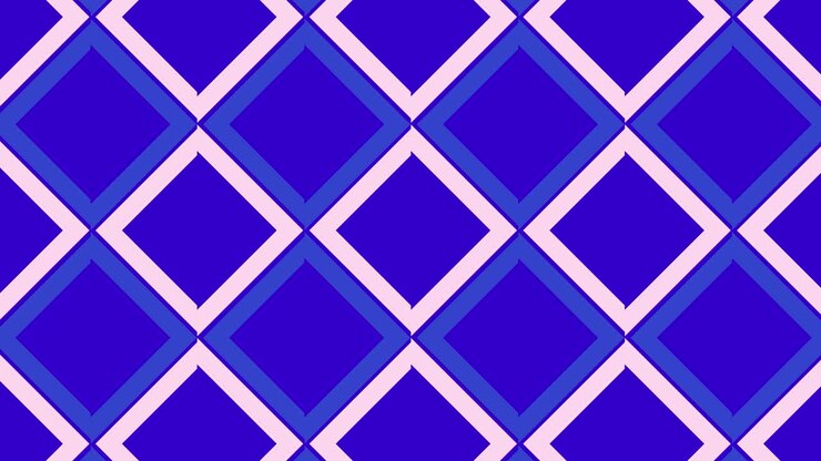 Animazione di Motivo Geometrico Astratto con Forme Blu e Rosa