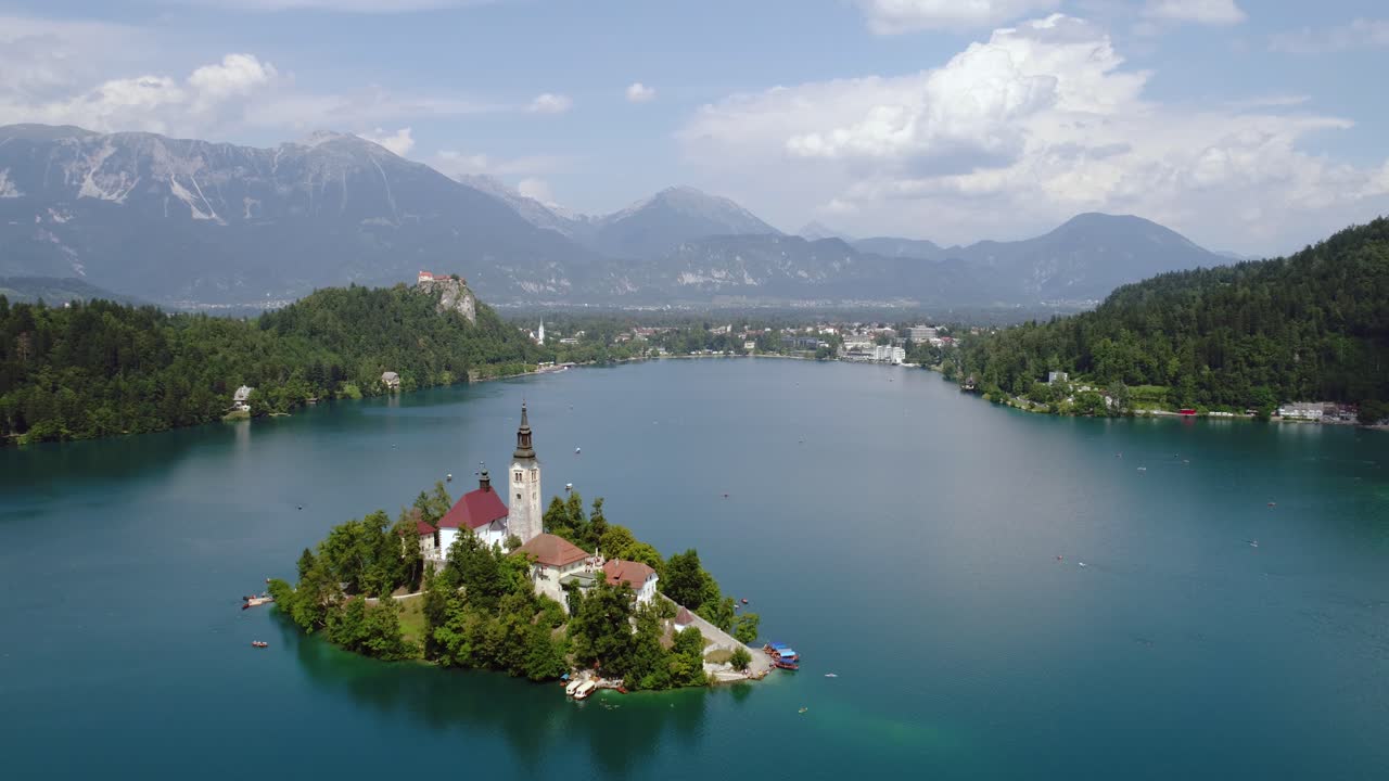 Słowenia Piękna przyroda - kurort Jezioro Bled