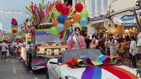 desfile del orgullo lgbtq en tailandia