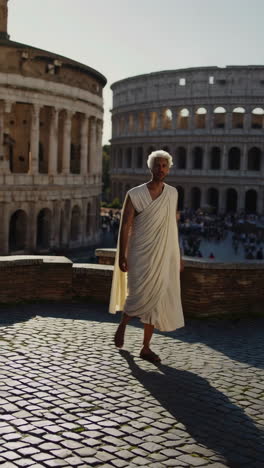ancient roman reenactment in rome