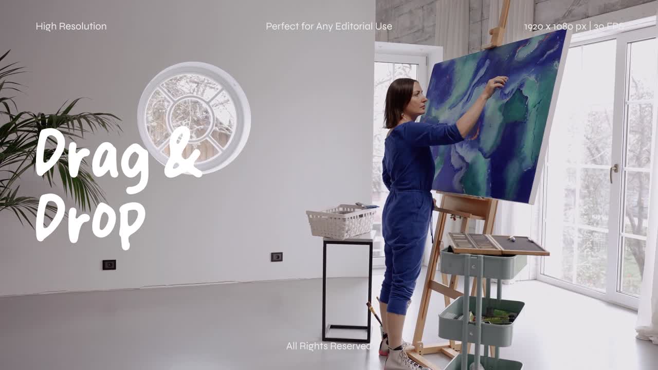 Light Transitions Over Creative Art and Craft Activities