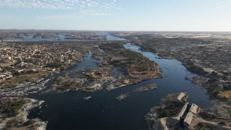 Drohnenaufnahmen-Von-Assuan,-Insel