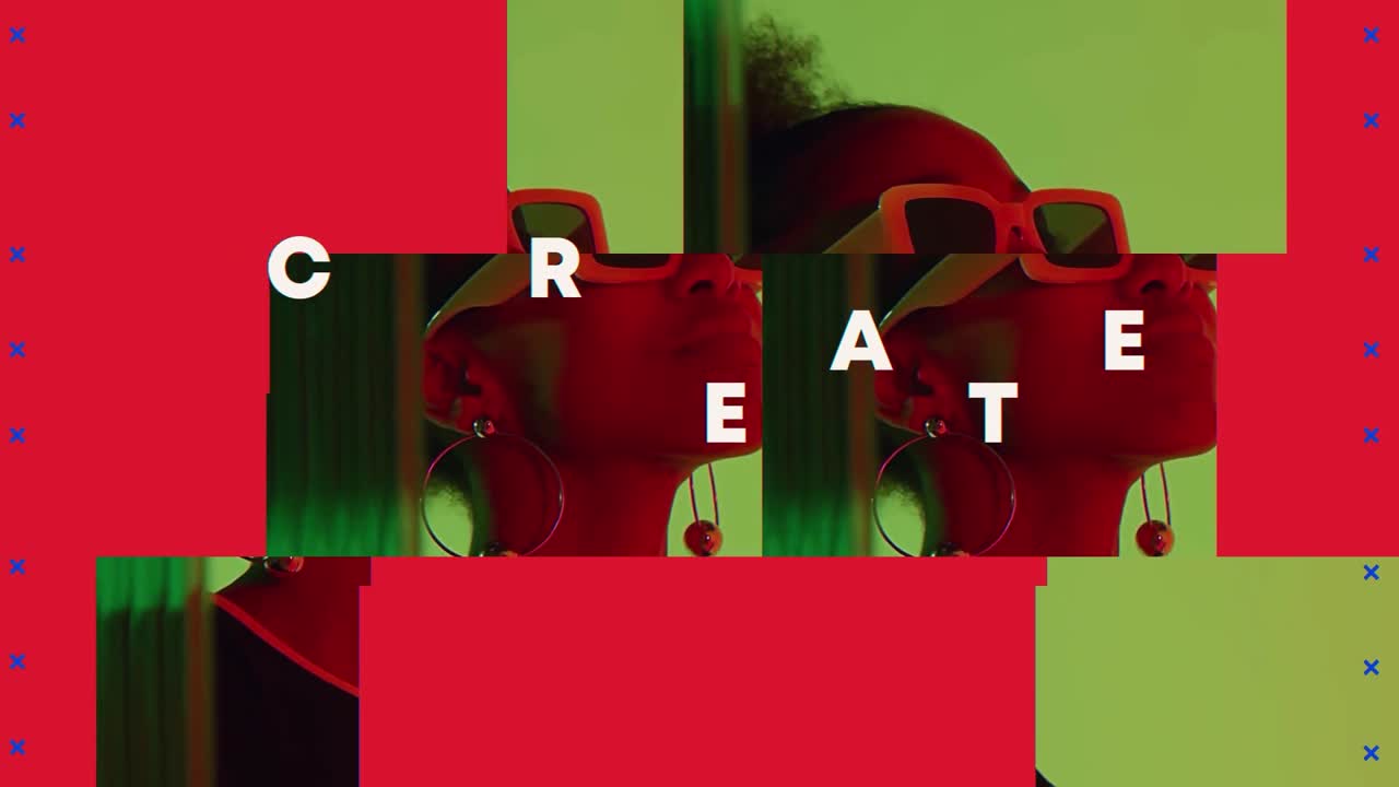 Intro vivace e creativo con donne eleganti.