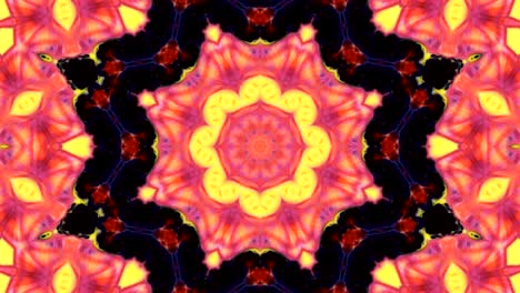 movimiento de fondo de kaleidoscopio abstractamente colorido