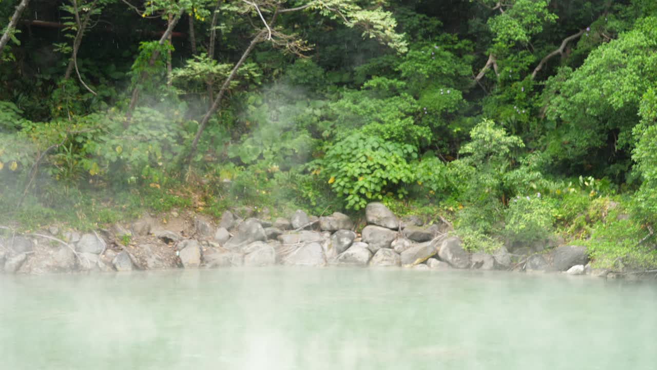 대만 타이베이의 베이투에 있는 온천.