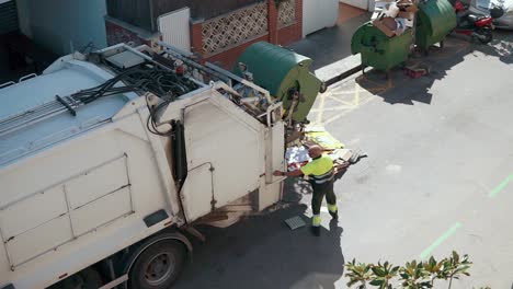 camión de basura para la recogida de residuos