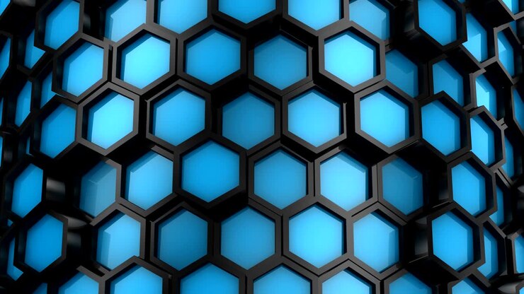 Hintergrund aus Sechsecken