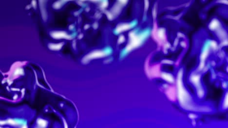 Molten-metallic-purple-organic-shapes-emerging-and-moving-on-a-purple-background